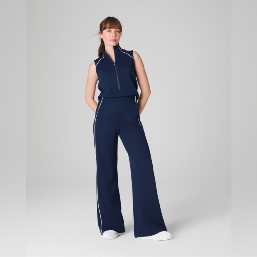 Spanx Air Essentials Navy Blue Women's Jumpsuit